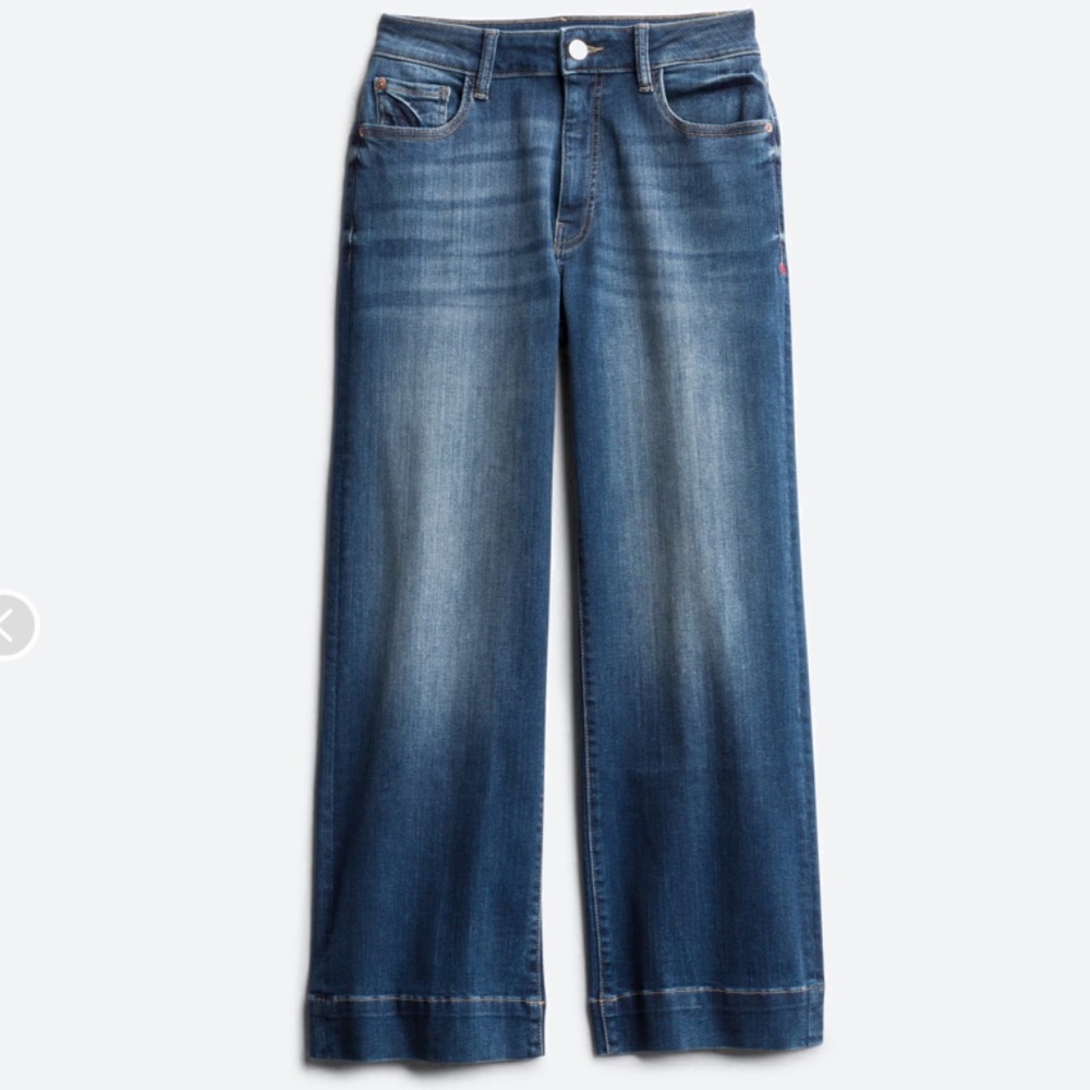 WARP + WEFT Jason Eco Friendly Wide Leg Jean Sz 6